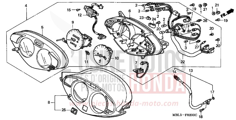 METER for Deauville PEARL RASPBERRY BLACK (RP147) from 2005