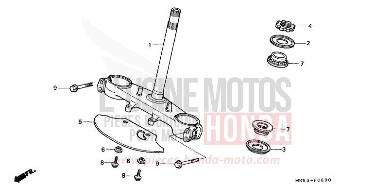 STEERING STEM for Dominator URBAN GREEN (G120) from 1990