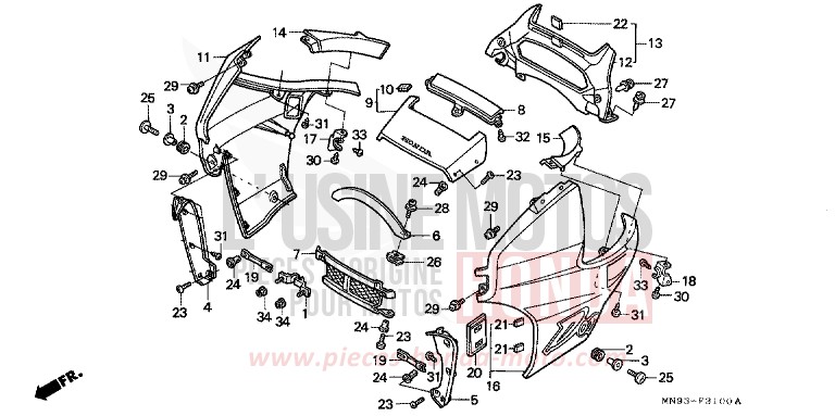 COWL for Dominator URBAN GREEN (G120) from 1990