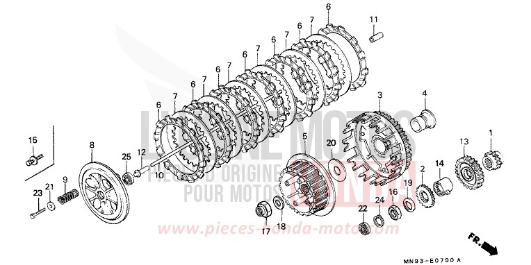 CLUTCH for Dominator NEOBLUE (PB198) from 1990