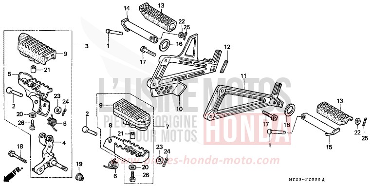 STEP for Dominator CHECKER BLACK METALLIC (NH217K) from 1993