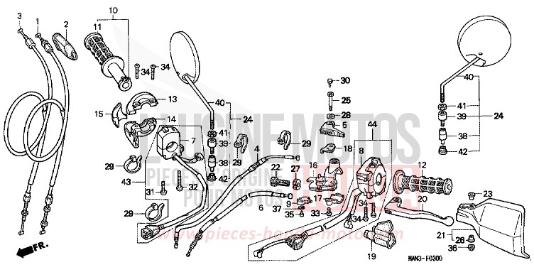 INTERRUTTORE/CAVO per Dominator MAGNA RED (R201E) del 1995