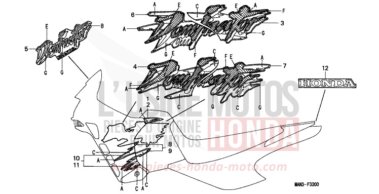 MARCHIO (1) per Dominator MAGNA RED (R201E) del 1995