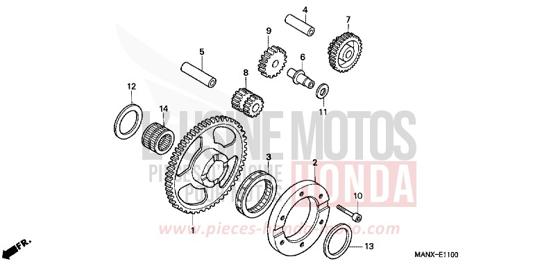 STARTING CLUTCH for Dominator MAGNA RED (R201) from 1999