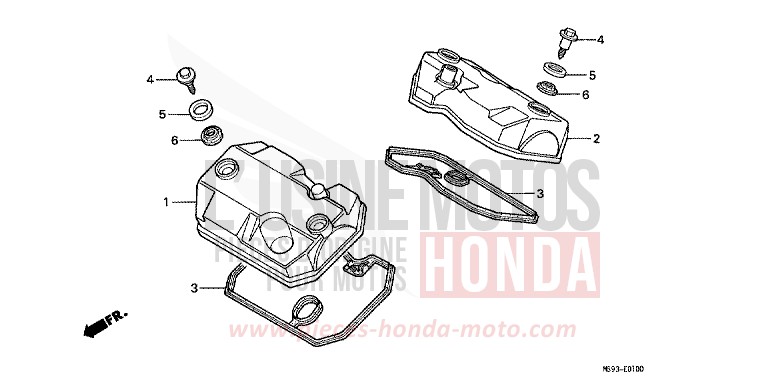 CYLINDER HEAD COVER for NTV TOSCANA GREEN (G130) from 1993
