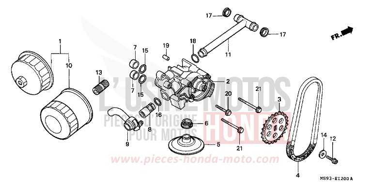 OIL FILTER/OIL PUMP for NTV TOSCANA GREEN (G130) from 1993