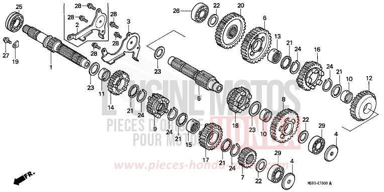 TRANSMISSION for NTV TOSCANA GREEN (G130) from 1993