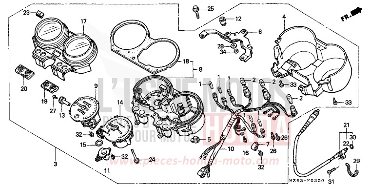 METER for NTV BLACK (NH1) from 1996