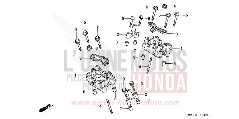 CAMSHAFT HOLDER for NTV MAGNA RED (R201) from 1996