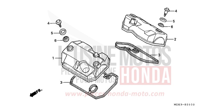 CYLINDER HEAD COVER for NTV MAGNA RED (R201) from 1997