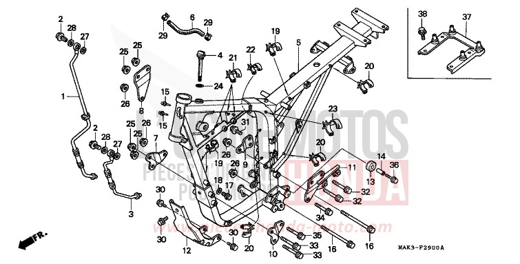 FRAME BODY for SLR BLACK (NH1) from 1997