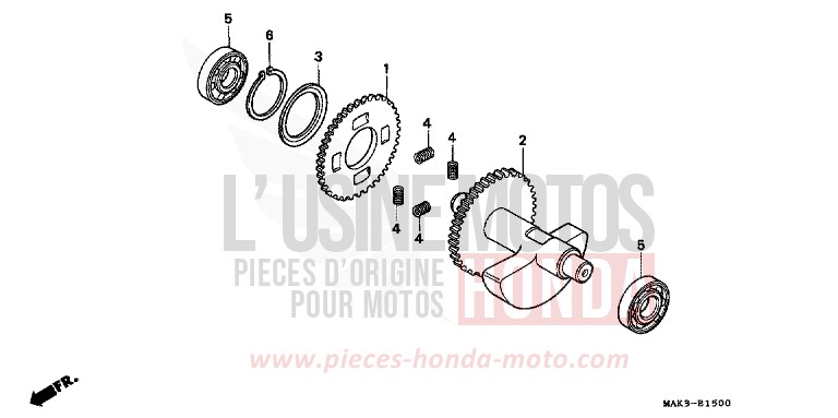 BILANCIERE per SLR SPARKLING RED (R127) del 1997