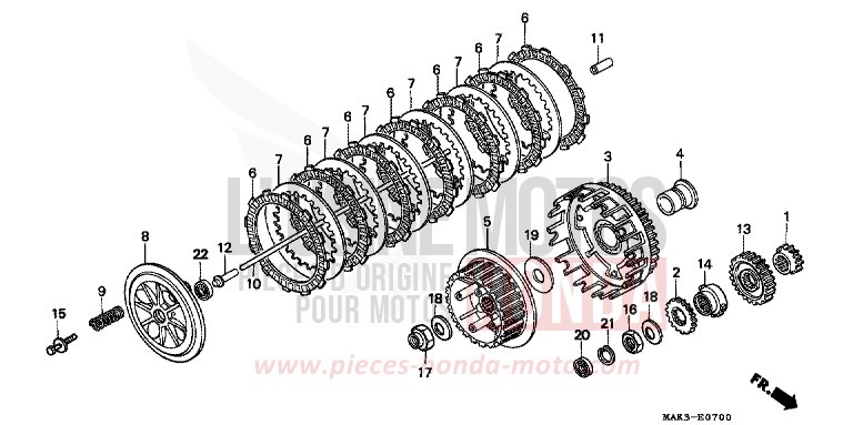 CLUTCH for SLR BLACK (NH1) from 1998
