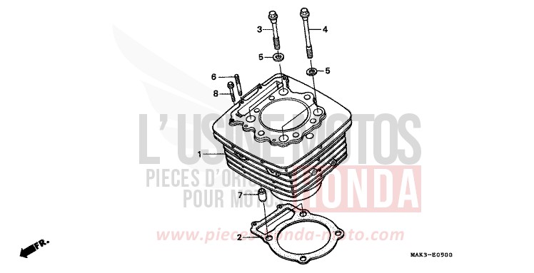 CYLINDER for SLR CORSA GREEN (G163) from 1998