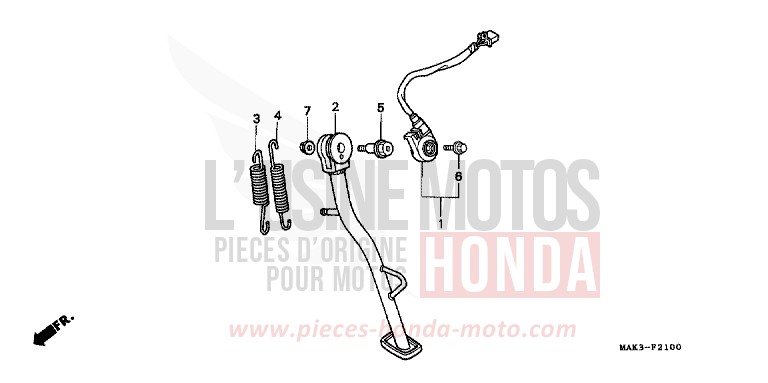 STAND for SLR CORSA GREEN (G163) from 1998