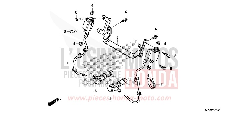 IGNITION COIL for NC700S PEARL SUNBEAM WHITE (NHA66) from 2013