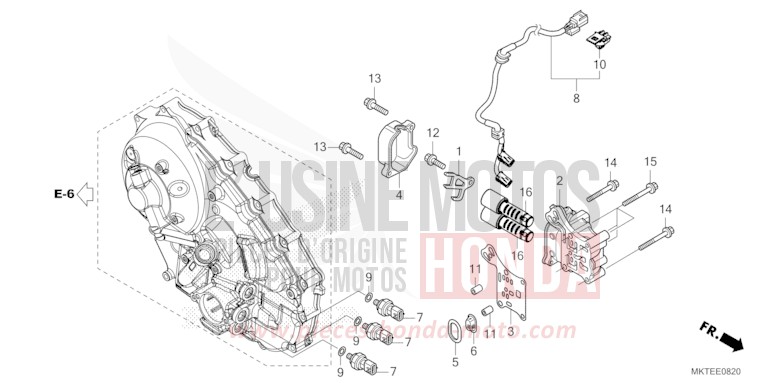 LINEAR SOLENOID for ADV750 MAT DEEP MUD GRAY (NHD05) from 2025