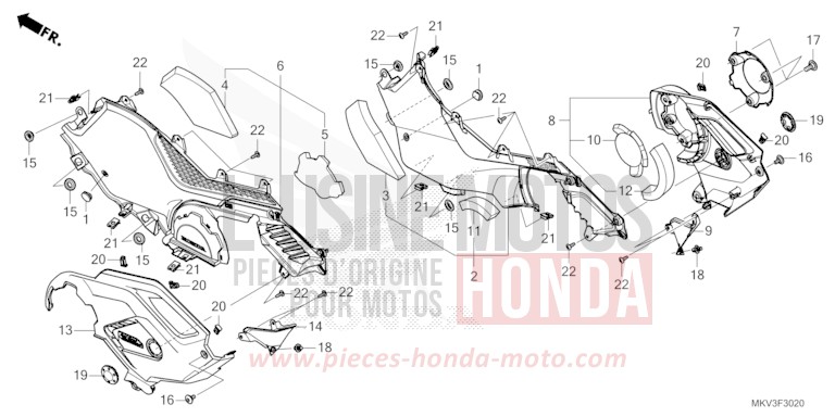 STEP PANEL for NSS750 GRAPHITE BLACK (NHB01) from 2021