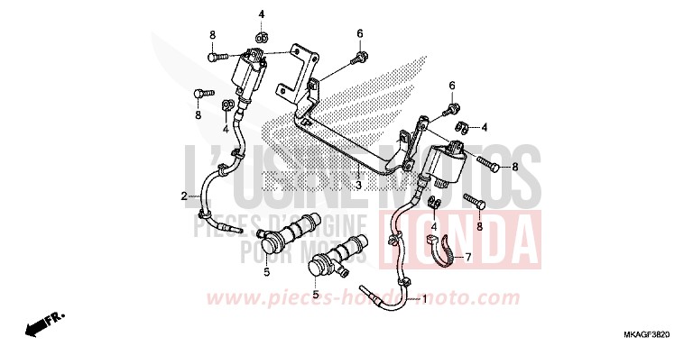 IGNITION COIL for NC750S MAT GUNPOWDER BLACK METALLIC (NH436E) from 2018