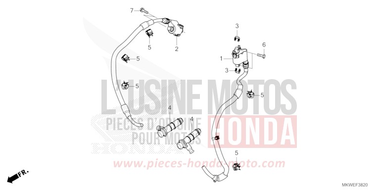 IGNITION COIL for NC750X FIGHTING RED (R134) from 2025