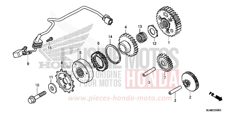 STARTING CLUTCH for VFR800X MAT BALLISTIC BLACK METALLIC (NHA86) from 2017