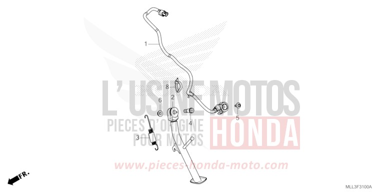 STAND for CB1000 GRAND PRIX RED (R380) from 2025