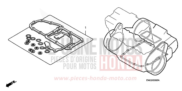 GASKET KIT B for CBF1000 PEARL COOL WHITE (NHA16) from 2009