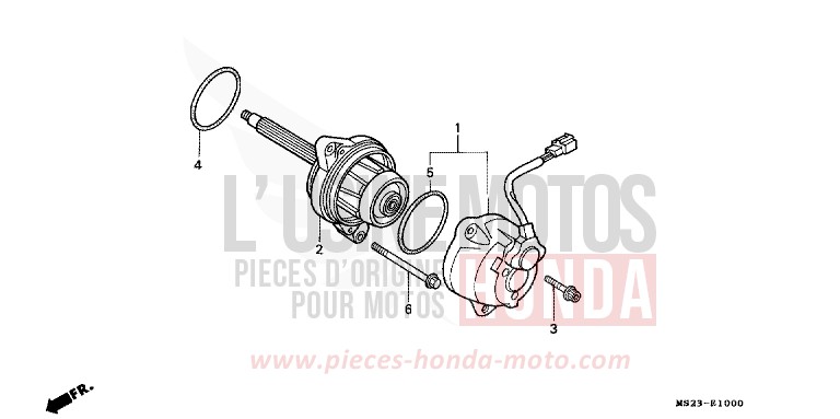 GENERATOR for CBR1000F BLACK (NH1I) from 1991