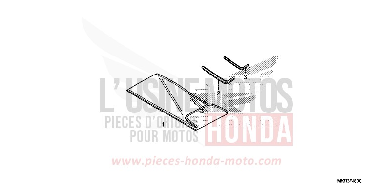 ATTREZZI per CBR1000SP GRAND PRIX RED (R380) del 2022