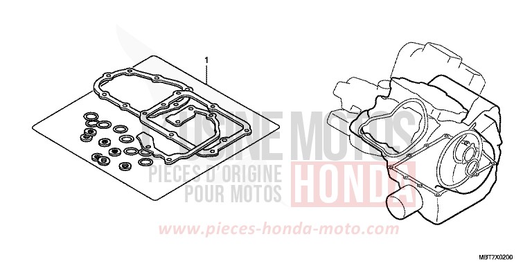 GASKET KIT B for Varadero CHEVALIER SILVER METALLIC (NHA83) from 2010