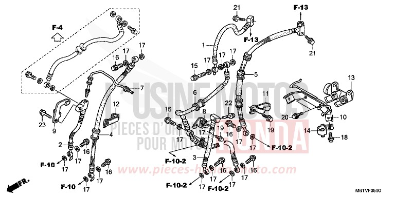 DELAY VALVE (XL1000V) for Varadero PEARL CONCOURS BLACK (NHA65) from 2011