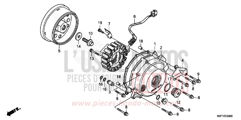 GENERATOR for Varadero SHASTA WHITE (NH138) from 2011