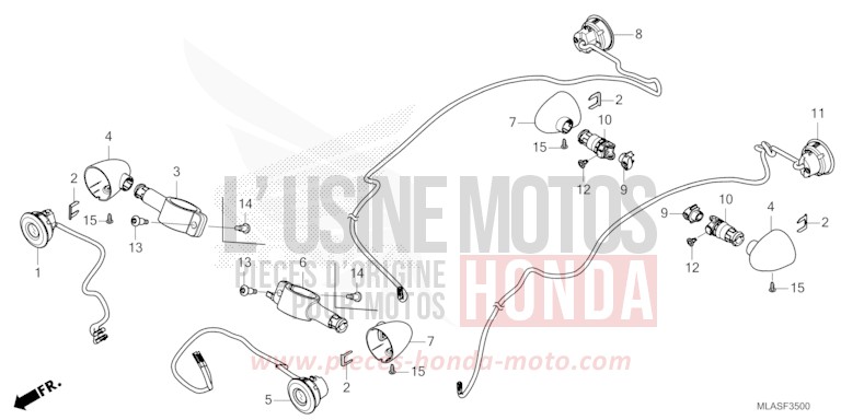 WINKER for CMX1100 IRIDIUM GRAY METALLIC (NHC65) from 2025