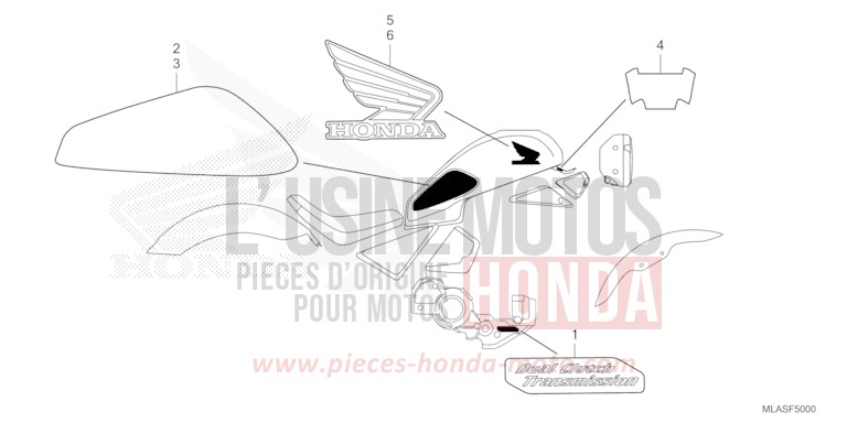 MARK/STRIPE for CMX1100 PEARL HAWKSEYE BLUE (PB409) from 2025