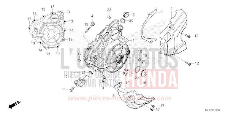 GENERATOR COVER for CMX1100 IRIDIUM GRAY METALLIC (NHC65) from 2025