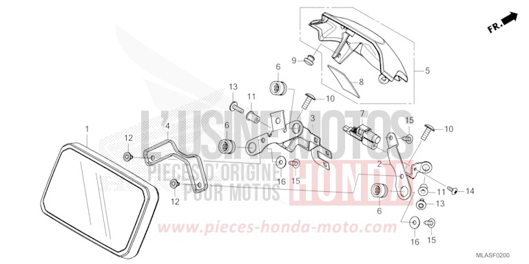 METER for CMX1100 FLARE ORANGE METALLIC (YR368) from 2025