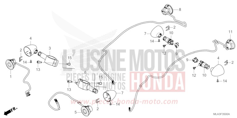 WINKER for CMX1100 IRIDIUM GRAY METALLIC (NHC65) from 2023