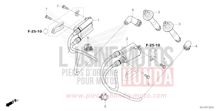 IGNITION COIL for CMX1100 PEARL HAWKSEYE BLUE (PB409) from 2025