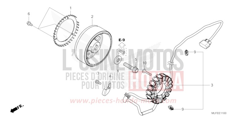 GENERATOR for NT1100 MAT WARM ASH METALLIC (YR386) from 2025