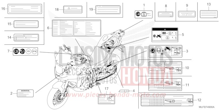 CAUTION LABEL for NT1100 GUNMETAL BLACK METALLIC (NHC52) from 2025