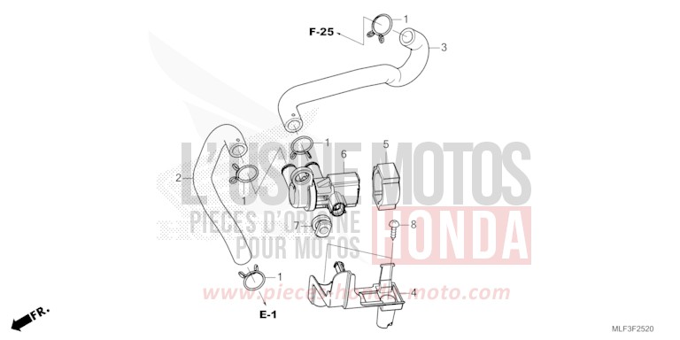 AIR INJECTION SOLENOID VALVE for NT1100 MAT IRIDIUM GRAY METALLIC (NHC64) from 2024