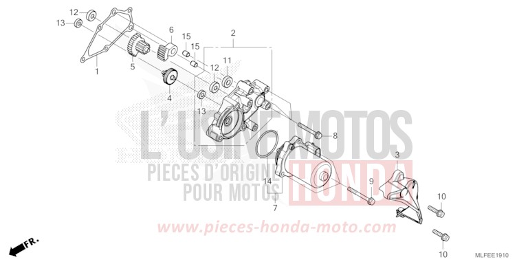 REDUCTION GEAR for NT1100 GUNMETAL BLACK METALLIC (NHC52) from 2025