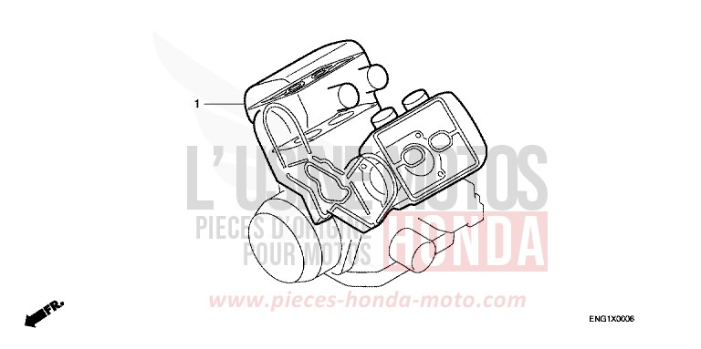 GASKET KIT A for Pan-European PRARL ARDENT RED (R170D) from 1990