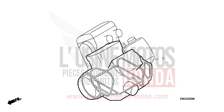 GASKET KIT B for Pan-European CANDY GLORY RED-U (R101D) from 1992