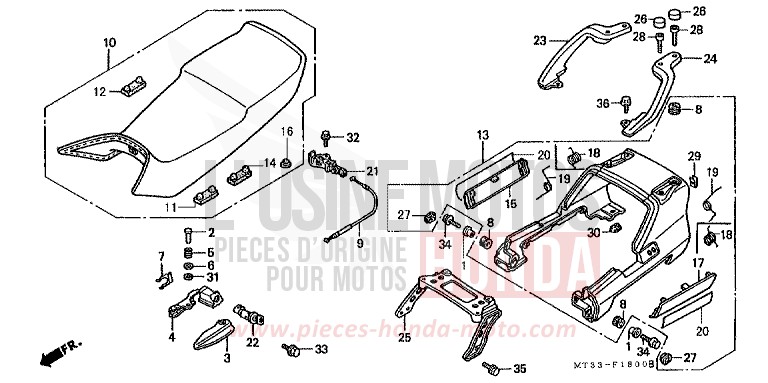 SEAT for Pan-European CANDY WINE BERRY RED-U (R114D) from 1994