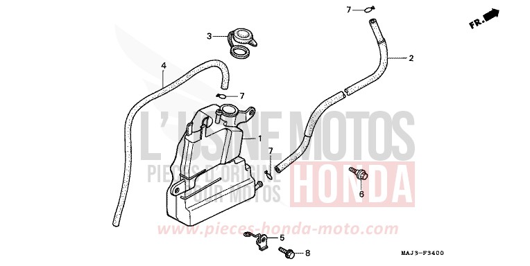 RESERVE TANK (ST1100) for Pan-European CANDY WINE BERRY RED-U (R114) from 1996