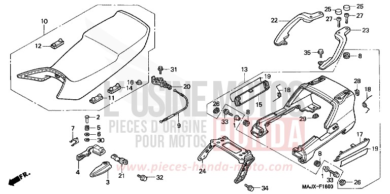 SEAT for Pan-European CANDY WINE BERRY RED-U (R114) from 1999