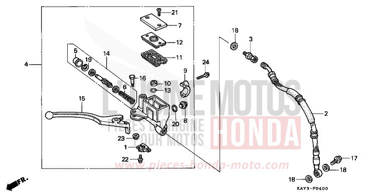 FR. BRAKE MASTER CYLINDER for Transcity NASHI (NASHI) from 1989
