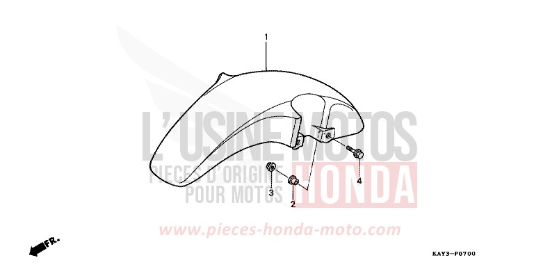FRONT FENDER for Transcity NASHI (NASHI) from 1989