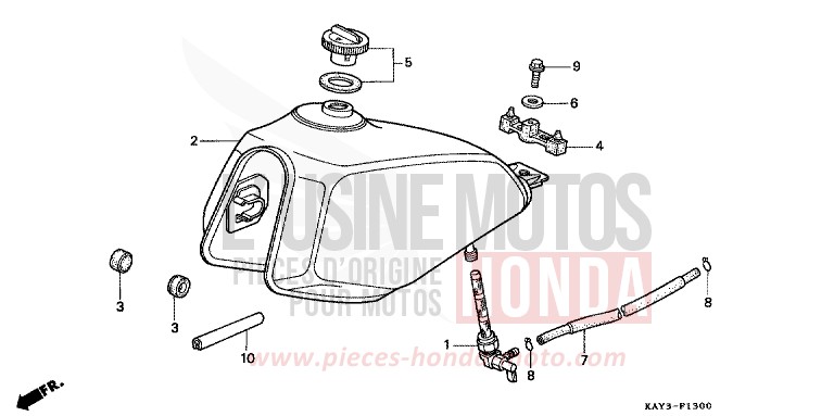 FUEL TANK for Transcity NASHI (NASHI) from 1989